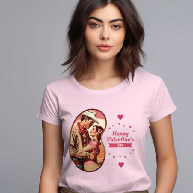Camiseta Feliz dia de Velentine - O amor provoca (Criador carregado)