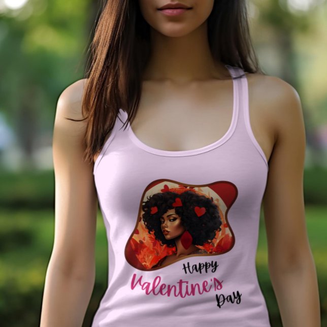 Camiseta Feliz dia de Velentine - Paraíso Romântico (Criador carregado)