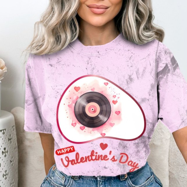Camiseta Feliz dia de Velentine - Passionado para sempre (Criador carregado)