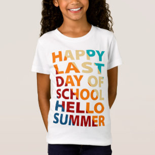 Camiseta Feliz Dia do Alô na Escola no Verão