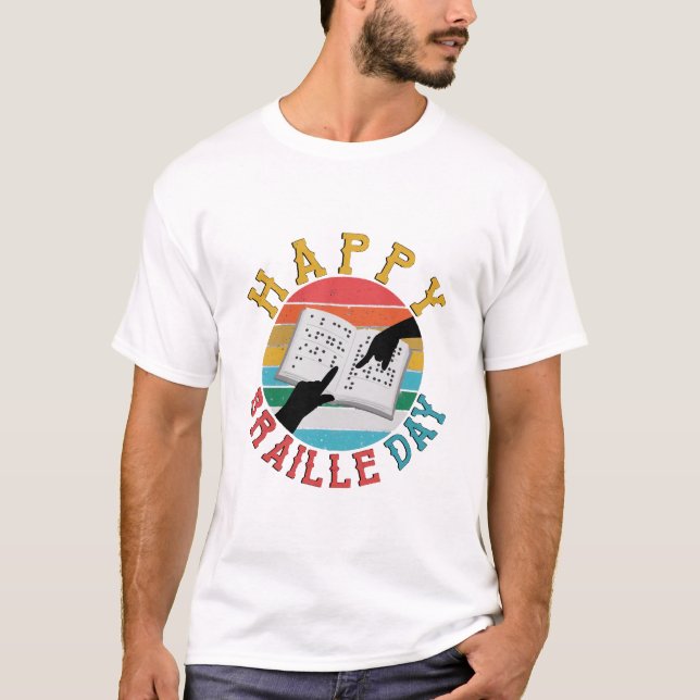Camiseta Feliz Dia do Braile (Frente)
