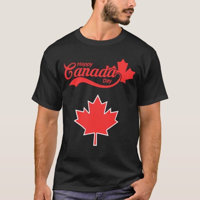 Camiseta Feliz Dia do Canadá (Frente)