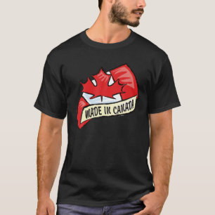 Camiseta Feliz Dia do Canadá, Cabo Folha do Canadá, país en