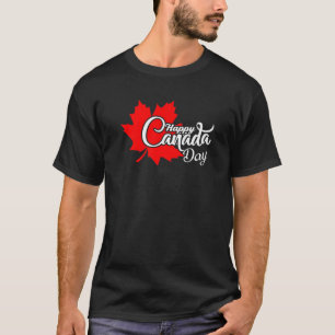 Camiseta Feliz Dia do Canadá Mapeador Engraçado Folha Folha