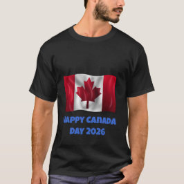 Camiseta Feliz Dia do Canadá Masculina