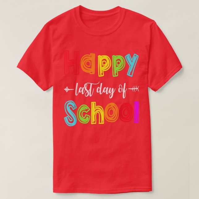 Camiseta Feliz Dia do Ensino Passado para Estudante de Prof (Frente do Design)