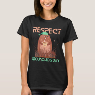 Camiseta Feliz Dia do Groundhog 2023 Amantes Fantasia Engra