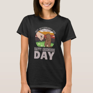 Camiseta Feliz Dia do Groundhog Melhor Meteorologista de To