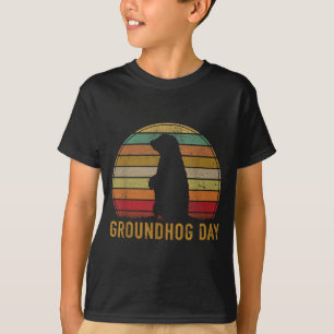 Camiseta Feliz Dia do Groundhog Piada Divertida Amor Animal