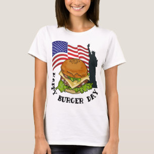 Camiseta Feliz dia do hambúrguer