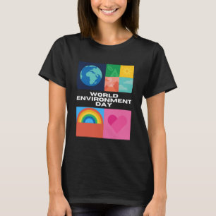 Camiseta Feliz Dia do Meio Ambiente Nosso Planeta