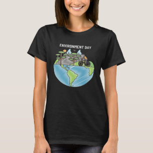 Camiseta Feliz Dia do Meio Ambiente Nosso Planeta 2