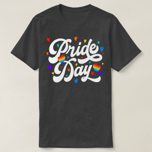 Camiseta Feliz Dia do Orgulho (Frente do Design)