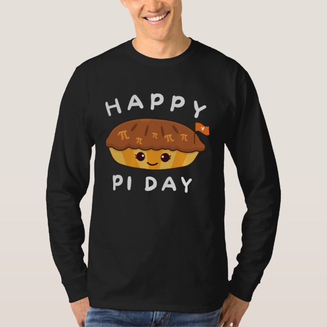 Camiseta Feliz Dia do Pi 2023 Professor de Matemática Torta (Frente)