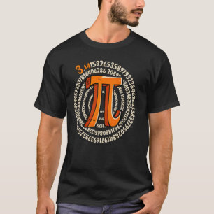 Camiseta Feliz Dia do Pi 3.14 Símbolo do Pi Espiral Dia do 