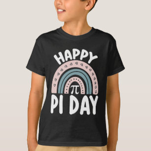 Camiseta Feliz Dia do Pi Boho Arco-íris Matemática Matemáti
