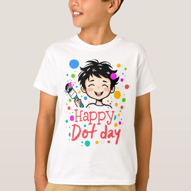 Camiseta Feliz Dia do Ponto - Professor de Volta às Aulas (Frente)