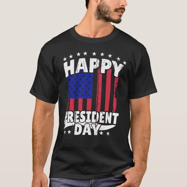 Camiseta Feliz Dia do Presidente (Frente)