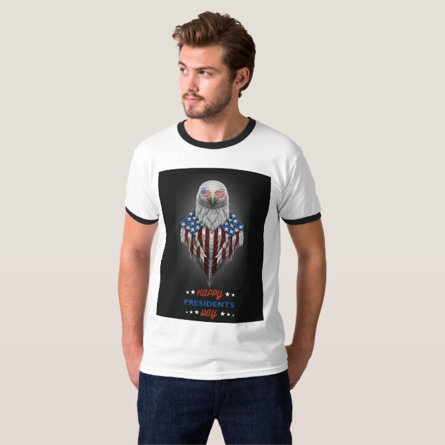 Camiseta Feliz Dia do Presidente (Frente Completa)