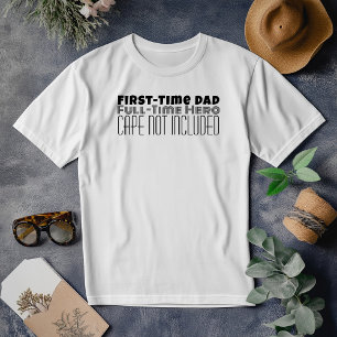 Camiseta Feliz Dia do Primeiro Pai, carta negra humor