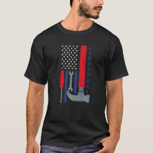Camiseta Feliz Dia do Trabalho 2022 Ferramentas de Mecânico
