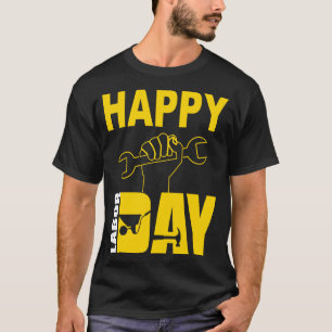 Camiseta Feliz Dia do Trabalho Teto Partido Trabalhista Par