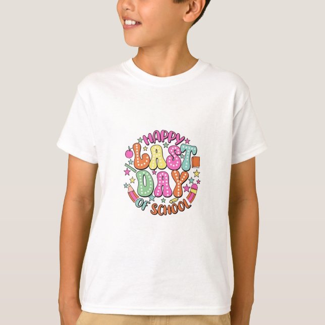 Camiseta Feliz Dia do Último Ensino (Frente)