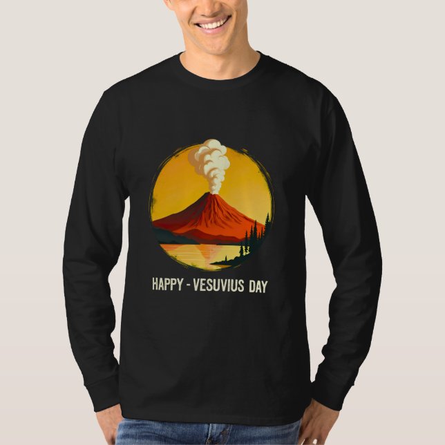 Camiseta Feliz Dia do Vesúvio (Frente)