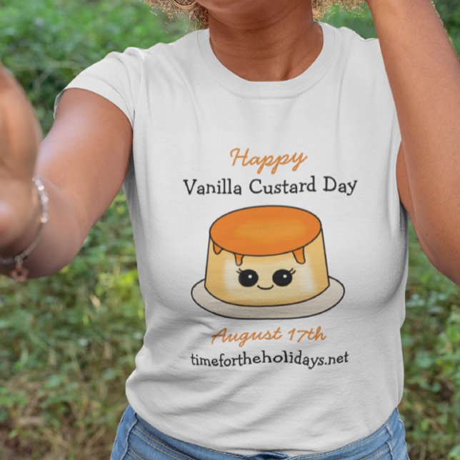 Camiseta Feliz Dia dos Guardas de Vanilla | 17 de agosto (Criador carregado)