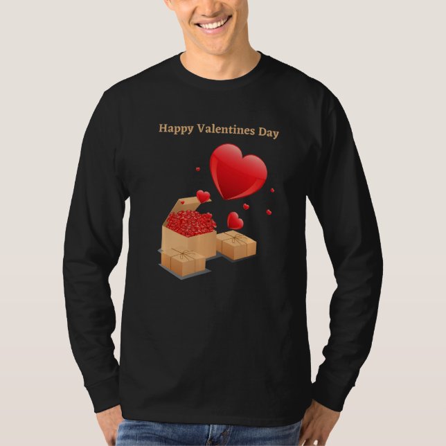 Camiseta Feliz Dia dos Namorados (Frente)