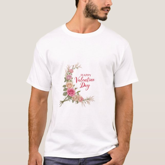 Camiseta Feliz Dia dos Namorados (Frente)