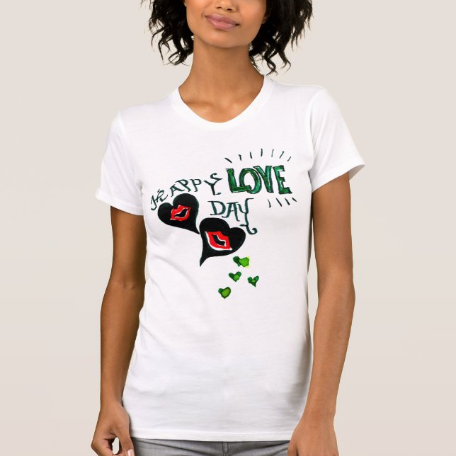 Camiseta Feliz Dia dos Namorados (Frente)