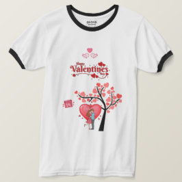 Camiseta Feliz Dia dos Namorados – Casal Romântico