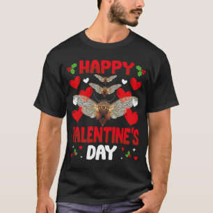 Camiseta Feliz Dia dos Namorados Cicada Coração Amor Animal