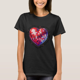Camiseta Feliz Dia dos Namorados Coquette Vermelho Balão Di