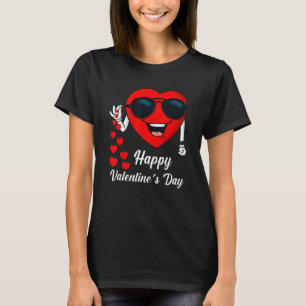 Camiseta Feliz Dia dos Namorados Coração Fofo Bae Engraçado