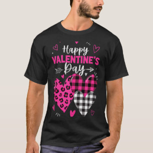 Camiseta Feliz Dia dos Namorados Corações Garotas Mulheres