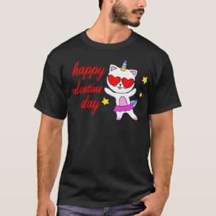 Camiseta Feliz Dia dos Namorados do Unicórnio