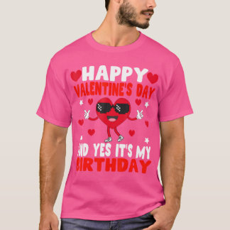 Camiseta Feliz Dia Dos Namorados E Sim É O Meu Aniversário