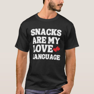 Camiseta Feliz Dia dos Namorados Foodie Snacks São Meu Lan