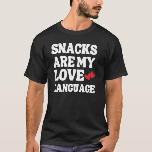 Camiseta Feliz Dia dos Namorados Foodie Snacks São Meu Lan