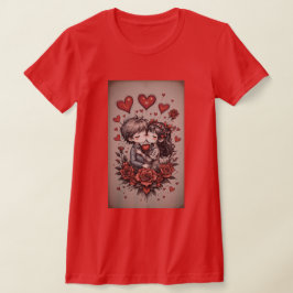 Camiseta Feliz Dia dos Namorados Presente Personalizado