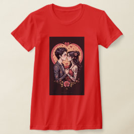 Camiseta Feliz Dia dos Namorados Presente Personalizado