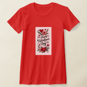 Camiseta Feliz Dia dos Namorados Presente Personalizado