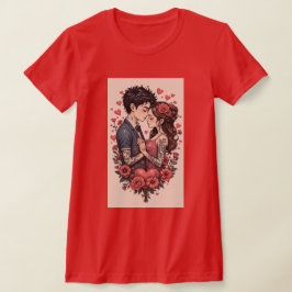 Camiseta Feliz Dia dos Namorados Presente Personalizado