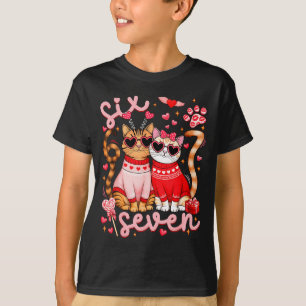Camiseta Feliz Dia dos Namorados Seis Sete Meme 6 7 Dia dos