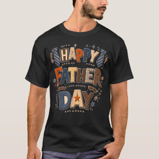 Camiseta Feliz Dia dos Pais Amante do Pai Colorido