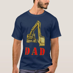 Camiseta Feliz Dia dos Pais Construtor de Equipamentos Pesa