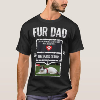 Camiseta Feliz Dia dos Pais, Gato de Estimação, Eu Amo Meu