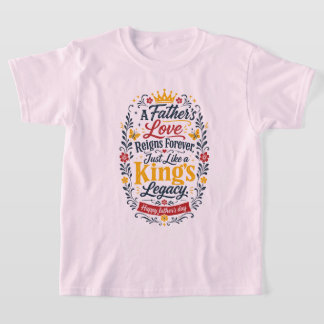 Camiseta Feliz Dia dos Pais Legado do Rei